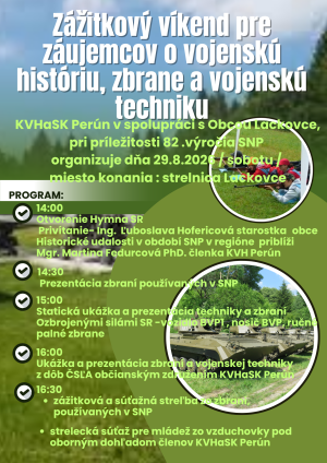 Zážitkový víkend  29.8.2026